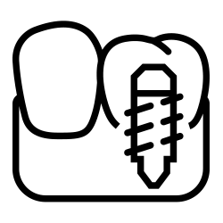 Icon Positionierung im Kiefer