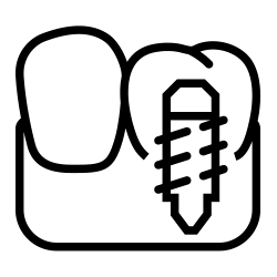 Icon Positionierung im Kiefer